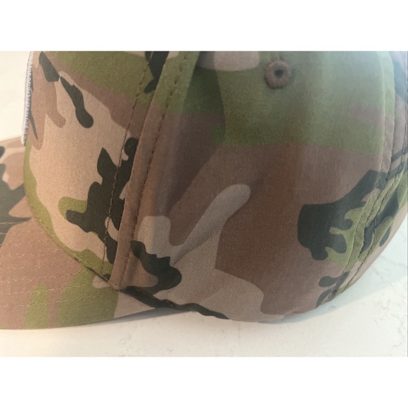 Hurley H2O Dri Super Icon Camo Black Gray Patch Hat S/M‎ Small Medium - Picture 4 of 7